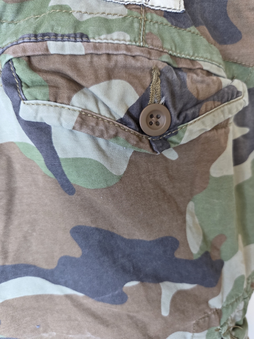 Polo By Ralph Lauren Men's Camouflage Cargo Shorts — Green/Brown/Black - Picture 13 of 15